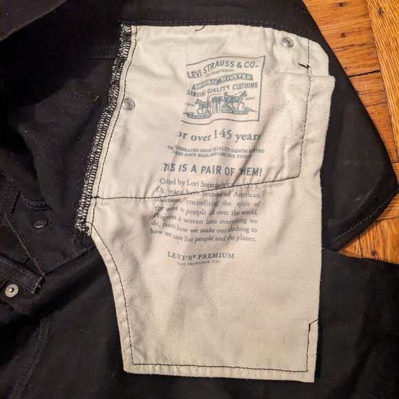 Levi's 511 Premium Black 32x32 - Picture 5 of 6